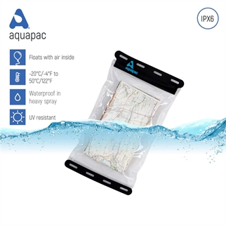 Aquapac Map Case small funktioner